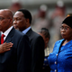 Zuma with Sizakele Khumalo, one of his wives (AFP)